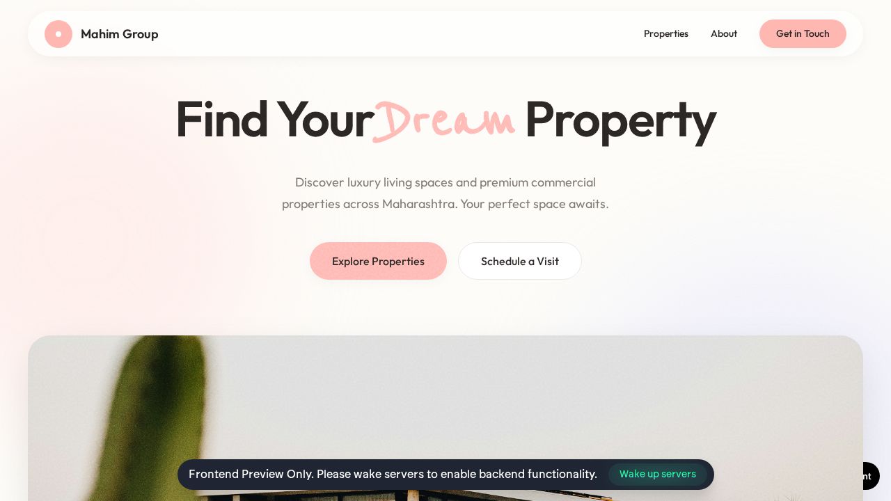 Real Estate Company - website designed and developed by Buffetism, web development company India